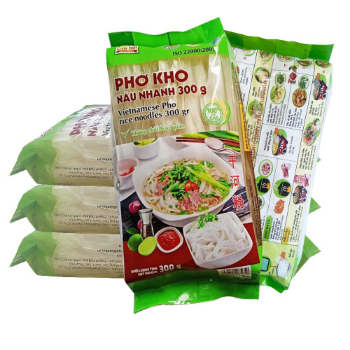Vietnamese Instant Pho Rice Noodles No Fried Boiled Water Brewing Convenient Hot and Rice Noodles Single Package Packaging PA/PE 2