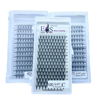 10D Volume Fans 160 fans High Quality Professional Pre Made Fan Eyelashes From Vietnam Best Supplier 6