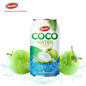 Organic Coconut Water Original Flavor Good Taste Nasami Brand OEM Coconut Water Manufacturers High Quality Made In Vietnam 5