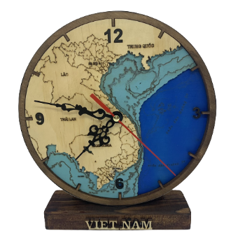 Desktop Clock Good Price Wooden Table Clock For Desk Use Office Decor Customized Packaging From Vietnam Manufacturer Low Price 5