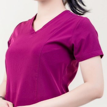 Scrubs Uniforms Medical Scrubs Good Quality Set Well-priced WRAP Polybag Made in Vietnam Manufacturer 2