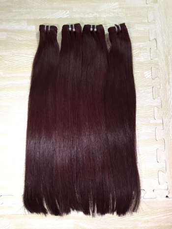 Weft Hair Extensions Fast Delivery 100% Human Hair Unprocessed Virgin Hair Genius Weft Machine Double Weft 5