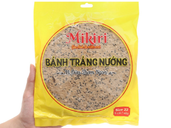 Fast Delivery Vietnamese Sesame Rice Paper 5 Pieces Per Box Food Eat Snacks White No Cooking for Adults Dried,dried Tasteless Bag Packaging 5