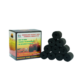 Coconut Shell Charcoal Briquettes High Quality High Power For Grilling Gmp Vilas Iso Halal Gmp Trabaco Vietnam Manufacturer 4