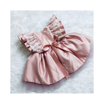 Elegant Newborn Dress Good Choice New Design Using For Baby Girl Pack In Plastic Bag Made In Vietnam Manufacturer