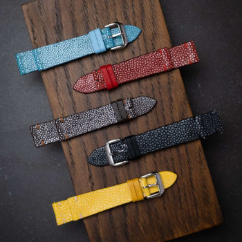 Made in Vietnam super soft genuine leather vintage leather strap 18 19 20 21 22mm suitable for luxury men's stingray strap 3