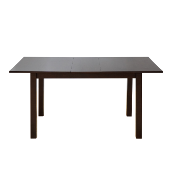 Resizing Dining Table Good Price Rubber Wood Modern Espresso Color 5-Layer Cartons Ready Export From Vietnam Manufacturer 2