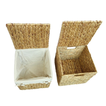 Competitive Price Flat Straps Basket Boat Shape Vietnam Export Storage Container Hyacinth from Vietnam Manufacturer 3