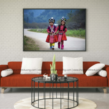 Poster and Prints on Canvas Art Modern Landscape Custom Photo large living room wall pictures 7