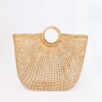 Beautiful Handmade Handbags For Women Bamboo Handmade Ladies Bag Vintage Natural Rattan Handbag 1