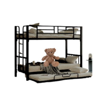 Bunk Dorm Bed Fast Delivery  Simple Apartment OEM/ODM Carton And Custom Packing  Made In Vietnam Manufacturer 2