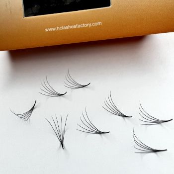 5D Promade 500 Fans full strip eyelashes Hot selling Handmade using for beauty pack in tray or box Vietnam Manufacturer 6