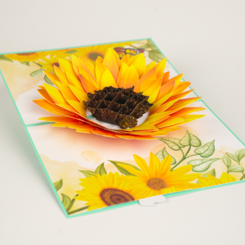 Mother Day Sunflower Card 3D Pop Up Unique Design Whole Unique Art Paper Best Choice Good Price Customized Made In Vietnam 5