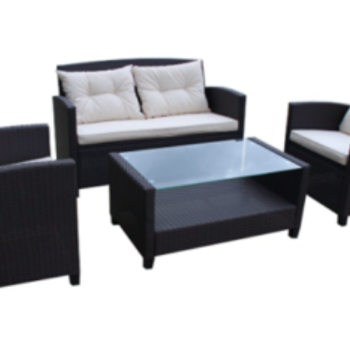 Modern Design Popular Wicker Furniture Langet 4PCS Sofa Set 1