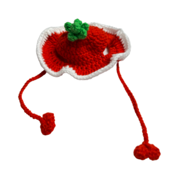 Dog Cat Crochet Collars Cat Neck Accessories Pet Latest Knit Collars Pet Woolen Yarn Christmas Hat Clothes Compilations 8