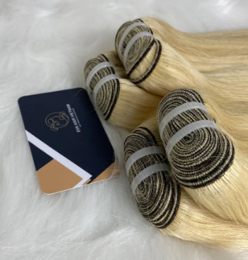 Genius Weft Hair Extensions High Quality Raw Unprocessed Beauty Salon Hair Extensions Human Hair Customized Packaging 1