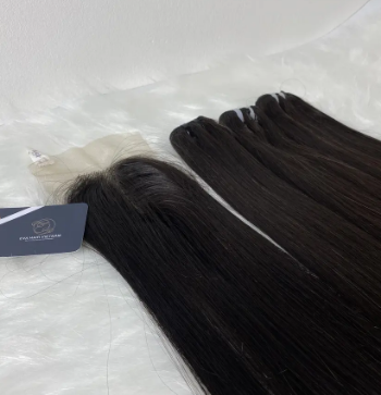 Raw Vietnamese Hair Weft Silky Bone Straight Virgin Cuticle Aligned Hair Bundles Factory Price Customize Quality 2