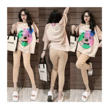 Fast Delivery Women Casual Two Piece Set Green Vina Quick Dry ODM Packed In Bag Vietnamese Manufacturer 1