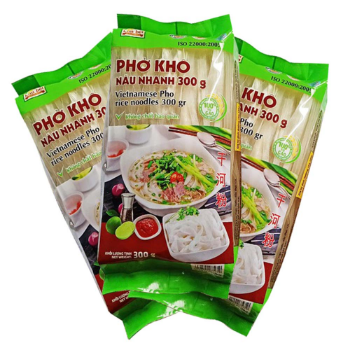 Vietnamese Instant Pho Rice Noodles Quality Boiled Water Brewing Convenient Hot and Rice Noodles Single Package Packaging PA/PE 1