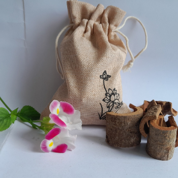 Top Pick Natural Aroma Beads Scented Sachet Bag Customized Natural Linen Fabric Sack With Coffee beans 2024 Vietnam 2