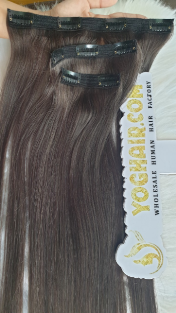 Ombre Colored Straight 26 Inch Weft Virgin Human Hair Vietnam Weft  1