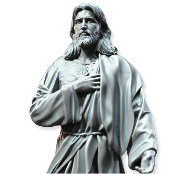 Wholesale Jesus Statue White Marble Outdoor Decoration Religious Figurines Packed In Wooden Case From Vietnam Manufacturer 3