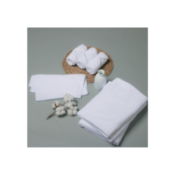 Good Price White Washcloth Cotton Plain Dyed Rectangle Pack In Box Made In Vietnam Chumy