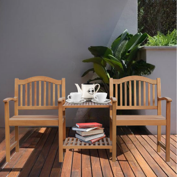 High Quality Highgrove Companion Bench Outdoor Furniture Patio Wooden Bench Modern Style Outdoor Chairs Vietnam Manufacturer 6