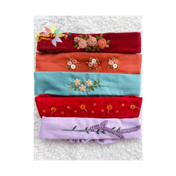 Custom Women Fabric Tie Headband For Girls Fast Delivery Competitive Price Fancy Pattern Packing In Carton Box Made In Vietnam 1