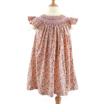 View larger image Add to Compare  Share Fast Delivery Girls Smocked Dresses For Baby Girl Short Sleeve ODM From Vietnam Manufacturer Top Selling Product 7