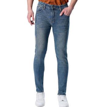 Baggy Jeans Men High Quality Sustainable 100% Cotton Zipper Fly OEM Service Men Trousers Jeans Vietnam Manufacturer 2