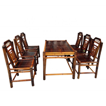 Home Furniture Bamboo Chair And Table Wholesale Eco-Friendly Furniture For Home Decor And Restaurant Custom Packing In Vietnam 5