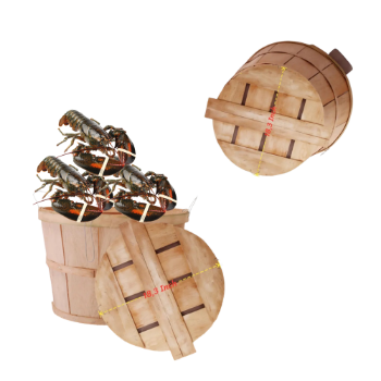 Wholesale Price Wooden Fruit Basket Vegetable Storage Basket Hand-Made Products Eco-Friendly Material Viet Nam Manufacturer 2