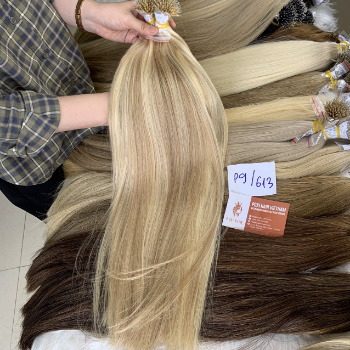 Good Quality Keratin Nano Tip Color Virgin Hair Nano-Tip Straight human hair from Vietnam Wholesale Bundles 100% 6