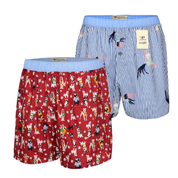 High Quality Patterned Sleep Boxers Fashion Men Wear Customized Sports Man Home Pants Clothing From Vietnam Manufacturer 6