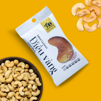 Premium Salt Roasted Yellow Cashews 40G Good Quality  Low Fat  Instant Use Crunchy Small Bag Stir Fried Manufacture From Vietnam 7