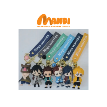 PVC Keychains Cartoon Wall Kids Good Price Custom Packing Made In Vietnam Factory Wholesale Bulk 3