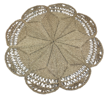 Round Rug Set for Hotel Homestay Carpet Mix Corypha Lecomtei for Home Floor Customized Service From Vietnam Manufacturer 7