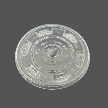 Transparent Factory Competitive Price PET Plastic Lids Dome Flat Lids Plastic Cup With Lids Made In Vietnam 2