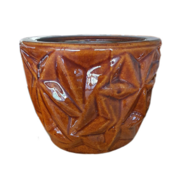 Vietnamese Small Glazed Flower Pots With The Modern Style By Ceramic Made In Vietnam 1