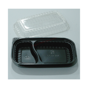 Fast Delivery Plastic Food Packaging Plastic Boxes 1 2 3 Compartments Takeaway Lunch Containers HIPS Plastic Tray 5