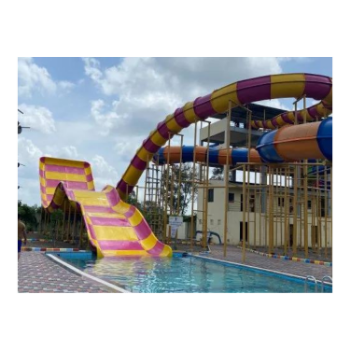 Boomerango Water Slide Park Variety Anti Ultraviolet Using For Water Park ISO Packing In Carton Asian Manufacturer 1