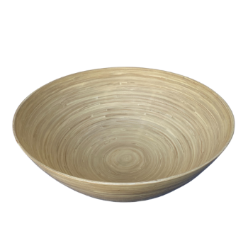 Customized Service Best choice ecofriendly Organic spun bamboo bowls safe for health Homeware Crafts Made In Vietnam 2