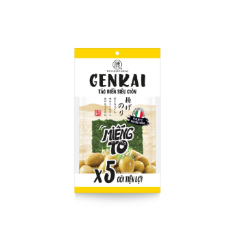 Seaweed Snack Flavored Super Crispy Seaweed Snack Traditional Italian Olive Flavor 17.5G Good Price Crunchy Top Selling Product 5