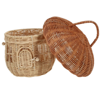 Home Decoration Storage Basket Rattan High Quality Mushroom Rattan Plant Stand Made In Vietnam Wholesale Vietnam Manufacturer 4