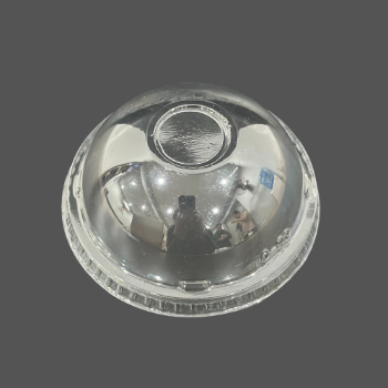 Transparent Factory Competitive Price PET Plastic Lids Dome Flat Lids Plastic Cup With Lids Made In Vietnam 1