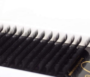 In Stock 0.15 0.05 0.07 Cashmere Soft Mega Volume Eyelash Extension velvet mink Lash Trays With Matte Dark Black Color natural 5