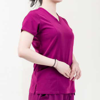 Scrubs Uniforms Medical Scrubs Good Quality Set Well-priced WRAP Polybag Made in Vietnam Manufacturer 8