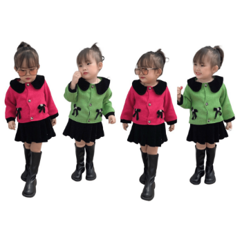 Kids Clothes Girls Customized Service 100% Wool Dresses New Arrival Each One In Opp Bag Made In Vietnam Manufacturer 9