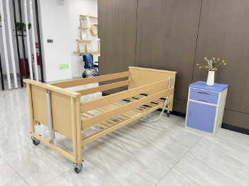 Five-function Electric Nursing Bed Factory Price With Wood Patient Foldable Hospital Bed Medical Surgery Hospital Equipment 5